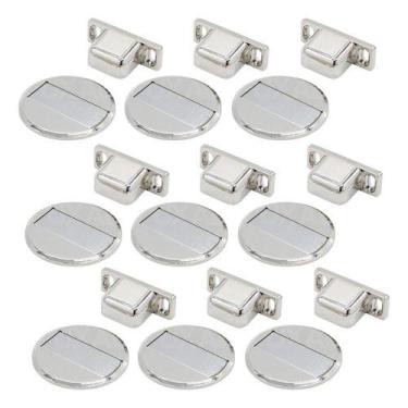 Imagem de Kit 9 Fixador de Porta Trava Magnetica Prendedor de Porta Magnético Se