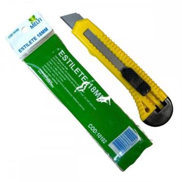Imagem de Estilete Largo Melfi 18Mm - Kit C/24 Pecas