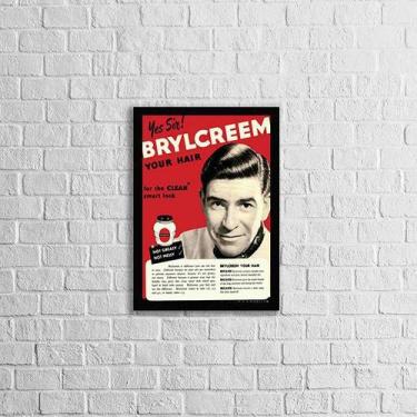 Imagem de Quadro Propaganda Pomada de Cabelo 33x24cm - com vidro - Quadros On-li