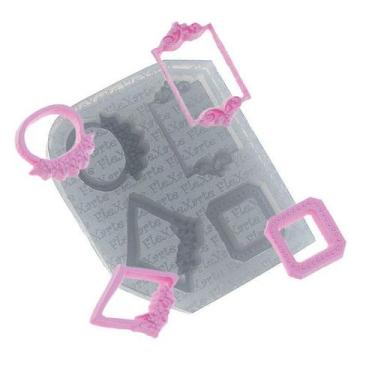 Imagem de Molde de Silicone Quarteto de Molduras Rafferty Ref. 78 Flexarte