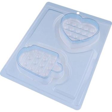 Imagem de Forma de Acetato Forma Especial - Pop It Sorvete E Coracao 10287 - 01 
