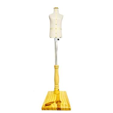 Imagem de Manequim Infantil decoração Vitrine Loja Confecção e Pedestal Madeira 