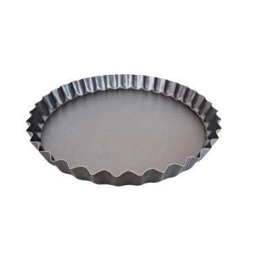 Imagem de Forma de Torta Crespa  Antiaderente Fundo Removível - 28 cm - Marcolar