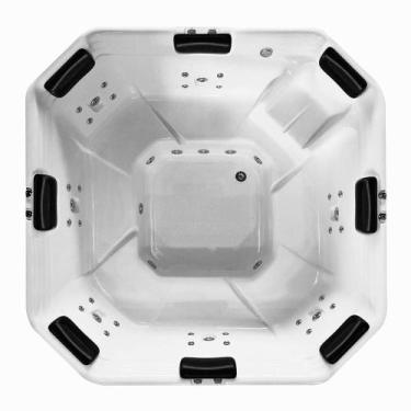 Imagem de Spa Quadrado Turqueza PADRÃO com hidro em acrílico - LineaPlas, 2,10x2