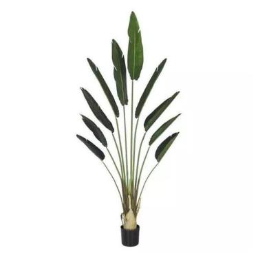 Imagem de Planta Árvore Artificial Palmeira Viajante com Pote Verde 2,1m - FLORE