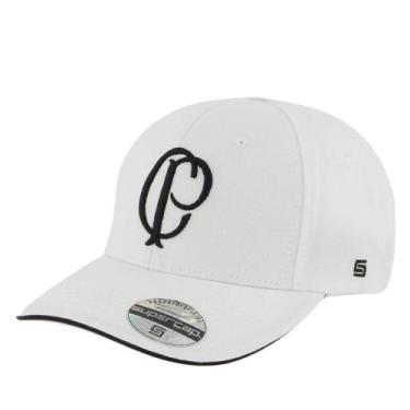 Imagem de Boné SuperCap Corinthians SCCP Escudo Licenciado, Branco