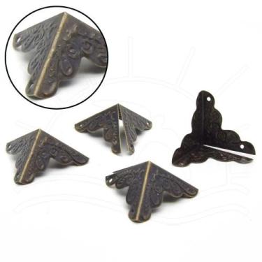 Imagem de Canto para Caixas Pequeno com Relevo 2,5cm - 4 unid - Metalurgica Antu