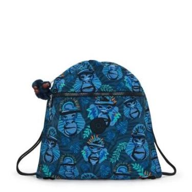 Imagem de Mochila Kipling Supertaboo Blue Monkey Fun-Feminino