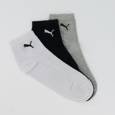 Imagem de Kit Meia Puma 3 Pares Cano Médio, 39-43