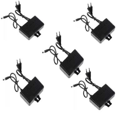 Imagem de Kit 05 Fonte Original Para Câmera Ip Speed Dome - 12v-2a - itibue