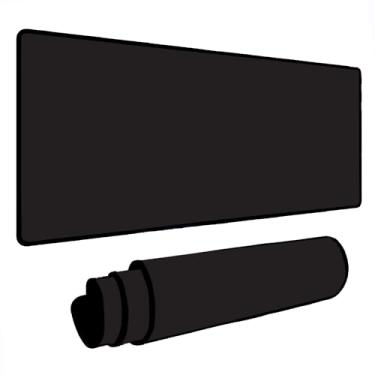 Imagem de Mouse Pad Gamer Extra Grande Speed Anti Derrapante Profissional Desk Pad Large Wide 120X60 - Preto