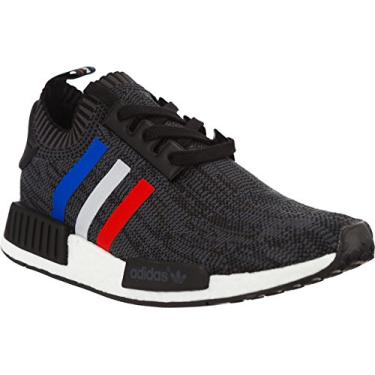 Imagem de Adidas NMD_R1 PK Tênis masculino tricolor preto/branco, Cpreto/azul/vermelho/branco, 10.5