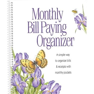 Imagem de Product Concept Mfg., Inc. Organizador mensal para pagamento de contas – uma maneira simples de organizar faturas e recibos com bolsos mensais – 20 x 25 encadernado em espiral, branco