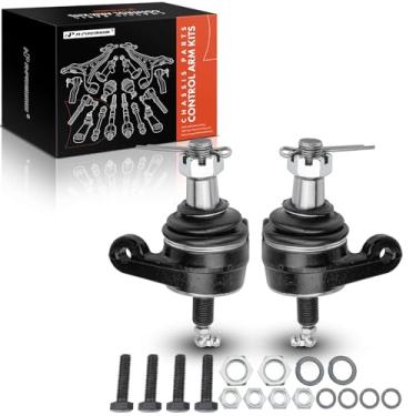 Imagem de A-Premium 2 juntas esféricas inferiores dianteiras, compatíveis com Chevy - 1958-1970 - Impala Corvette Bel Air Biscayne Brookwood Caprice Corvair Truck El Camino Estate Kingswood Kingswood Parkwood