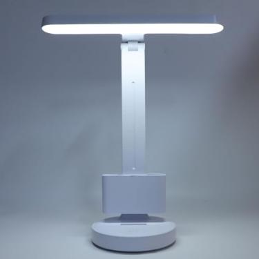 Imagem de Lâmpada de Mesa Com Suporte para Caneta Removível, Suporte para Telefone, ângulo Ajustável de 3 Temperaturas de Cor Regulável, Luz de Leitura, para Estudantes, Adultos que