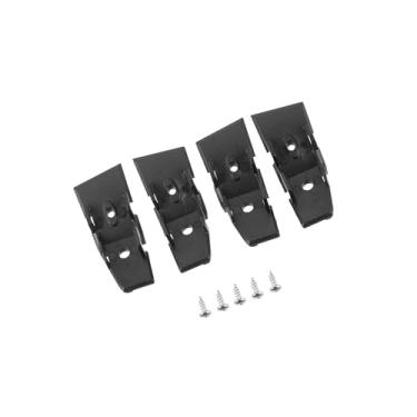 Imagem de Partuto Kit de reparo de tampa de alça de puxador de porta de carro 4 peças para Lincoln Town 4W1Z-5422666-AAA Alça de puxador de porta interna de carro reparo de alça de substituição de reparo de