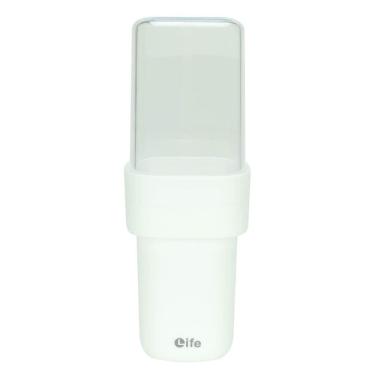 Imagem de Porta Escova De Dente Com Tampa Acrílico Transparente