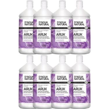 Imagem de 8UN Óleo Massagem Semente Uva Cereja 1LT D'agua Natural - D'Água Natur