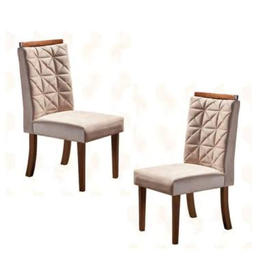 Imagem de Cadeiras Para Mesa De Jantar Estofada - Verona - Art Salas