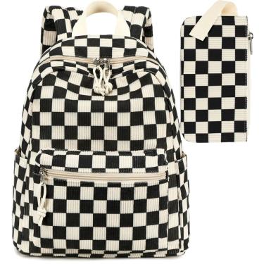 Imagem de Mochila LEDAOU Mini mochila em veludo cotelê para mulheres