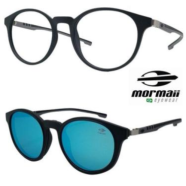 Imagem de Armação de Grau Mormaii Swap 2 6071 ABC com 1 Clipon Azul, Azul