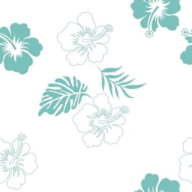 Imagem de Papel De Parede 5m Adesivo Lavável Floral Costela Adão