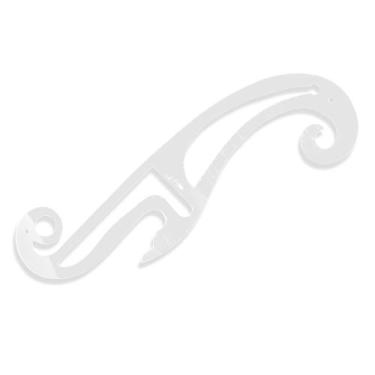 Imagem de Régua Curva Francesa 1199 Modelista Confecção Acrílico - Levolpe