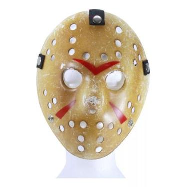 Imagem de Máscara Jason Sexta-feira 13 Jason Voorhees Cosplay - RPires, Amarelo