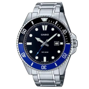 Imagem de Relógio CASIO masculino analógico prata MDV-107D-1A2VDF