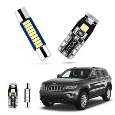 Imagem de EASY EAGLE LED Interior Car Lights for Grand-Cherokee-2011-2020: 15 Piece Kit White LED Light Bulbs - Super Bright 6000K + Install Tool