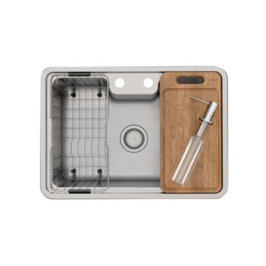 Imagem de Cuba de Sobrepor/Embutir Massima 68x48 com Acessórios Docol