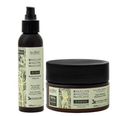 Imagem de Kit Óleo Capilar BAH e Creme Regenador Vegano -  De Sírius - DE SIRIUS