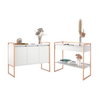 Imagem de Conjunto para Sala Buffet e Aparador Estilo Industrial - CasaH