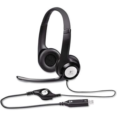 Imagem de Logitech Novo fone de ouvido USB logitech h390 com embalagem a granel de microfone noisecanceling, 5,8 Onças