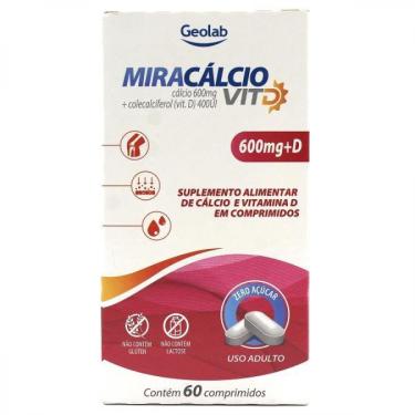 Imagem de Miracalcio Vit D 600Mg 60Cp