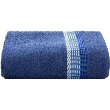 Imagem de Toalha de Banho Vênus 98% Algodão 2% Poliéster 62x130cm Marinho - Camesa