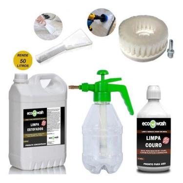 Imagem de 5l Produto Lavagem A Seco De Sofá Estofados + Bico + Escova! - Eco Was