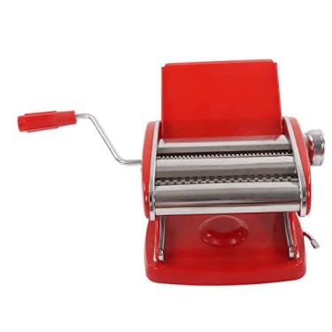 Imagem de Vomeko Pasta Maker Machine Sucker Type Household Stainless Steel Small Multifunction Noodle Press Manual Noodle Rolling Machine, Pasta Extruder (Suction Cup 2 Knives)