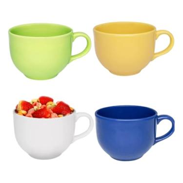 Imagem de Kit 2 Caneca Jumbo Sopa Cerâmica 740ml Oxford Porcelanas