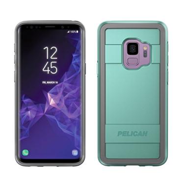 Imagem de Capa para Samsung Galaxy S9 - Capa protetora Pelican para Samsung Galaxy S9 (Aqua/Cinza)