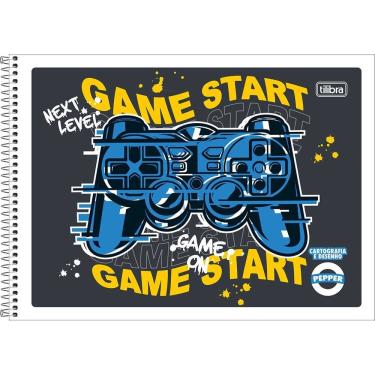 Imagem de Caderno de Desenho e Cartografia Pepper Capa Flexível 40 Folhas Tilibra