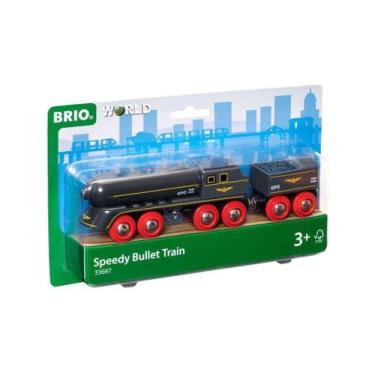 Imagem de Trem Bala BRIO World - Brinquedo de Madeira para Crianças (3+) - 2 Peç