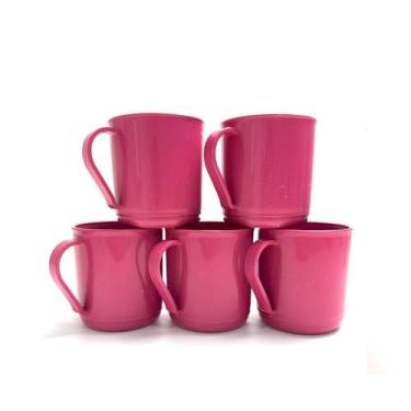 Imagem de Kit 4 Canecas Plásticas 400ML Para Escolas Festas Livre de BPA - GP Pl