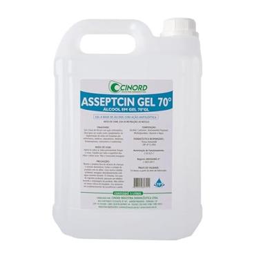 Imagem de Álcool em Gel 70%, Asseptcin, 5 Litros