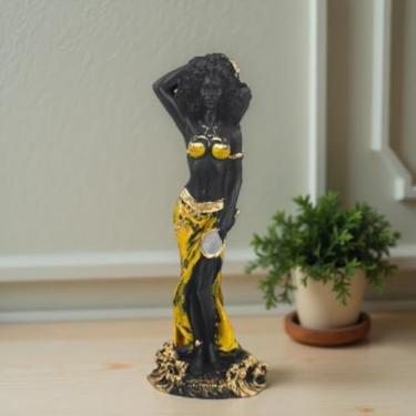 Imagem de Oxum imagem orixa altar Umbanda E Candomblé resina 23 cm