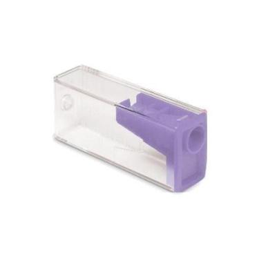 Imagem de Apontador de Plástico Retangular com  Depósito - Faber Castell / WX Gi