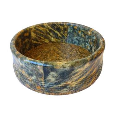 Imagem de Comedouro Bebedouro Pedra Sabão P/ Gato Cachorro Artesanal - Ô Bichim,