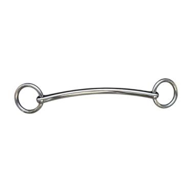Imagem de Deevoka Snaffle de cavalo bit, solto o anel de cachorro Snaffle, bit de pônei para a fazenda equestre