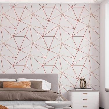 Imagem de Kit 8 Rolos Papel De Parede Adesivo Zara Braco 3,0M