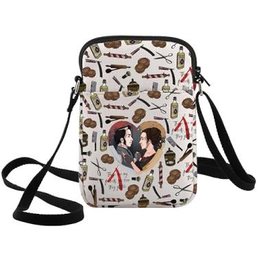 Imagem de WZMPA Bolsa tiracolo Mrs. Lovett & Todd Mrs. Lovett Fans Gift These Are My Friends See How They Glisten, These Are My Cb, Ajuste